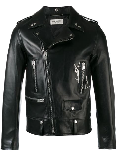 ysl coach jacket black|Shop Black Saint Laurent Online .